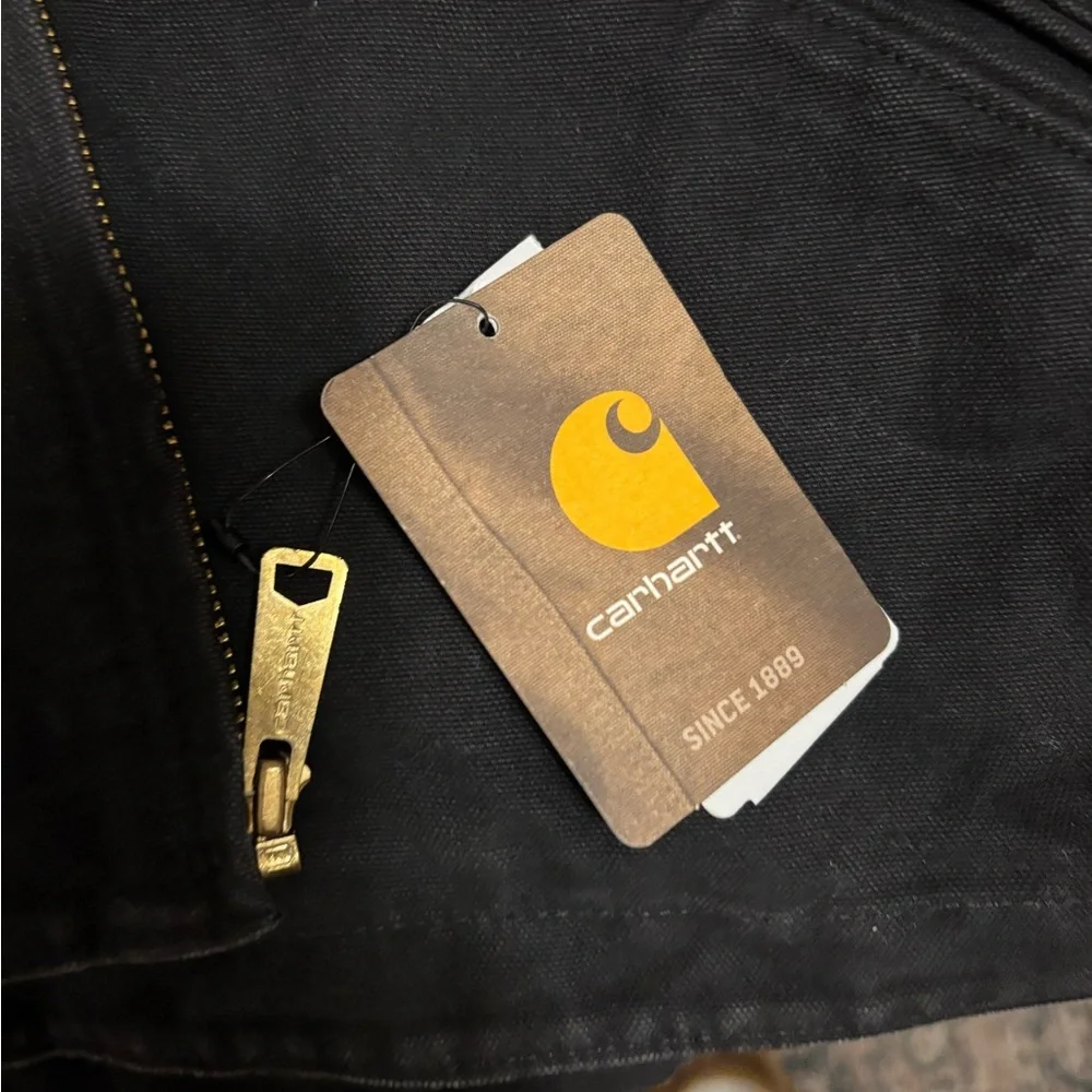 Carhartt Beige Sherpa-Lined Jacket - Picture 3 of 7